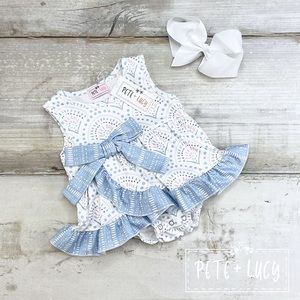 Pete + Lucy Boho Blues Romper